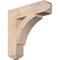 Ekena Millwork Thorton Craftsman Smooth Bracket, Douglas Fir, 3 1/2"W x 16"D x 16"H BKT04X16X16THR04SDF - alternate 1
